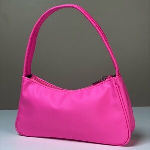 Neon Pink Y2K Shoulder Bag